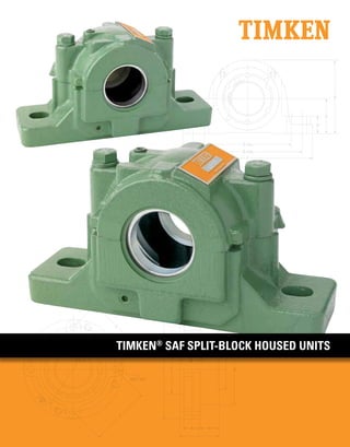 Timken®
SAF Split-Block Housed Units
 