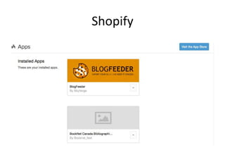 Shopify
 