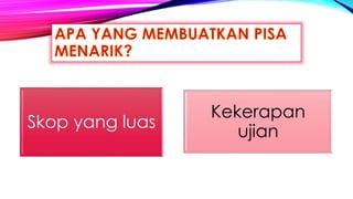 Skop yang luas
Kekerapan
ujian
 
