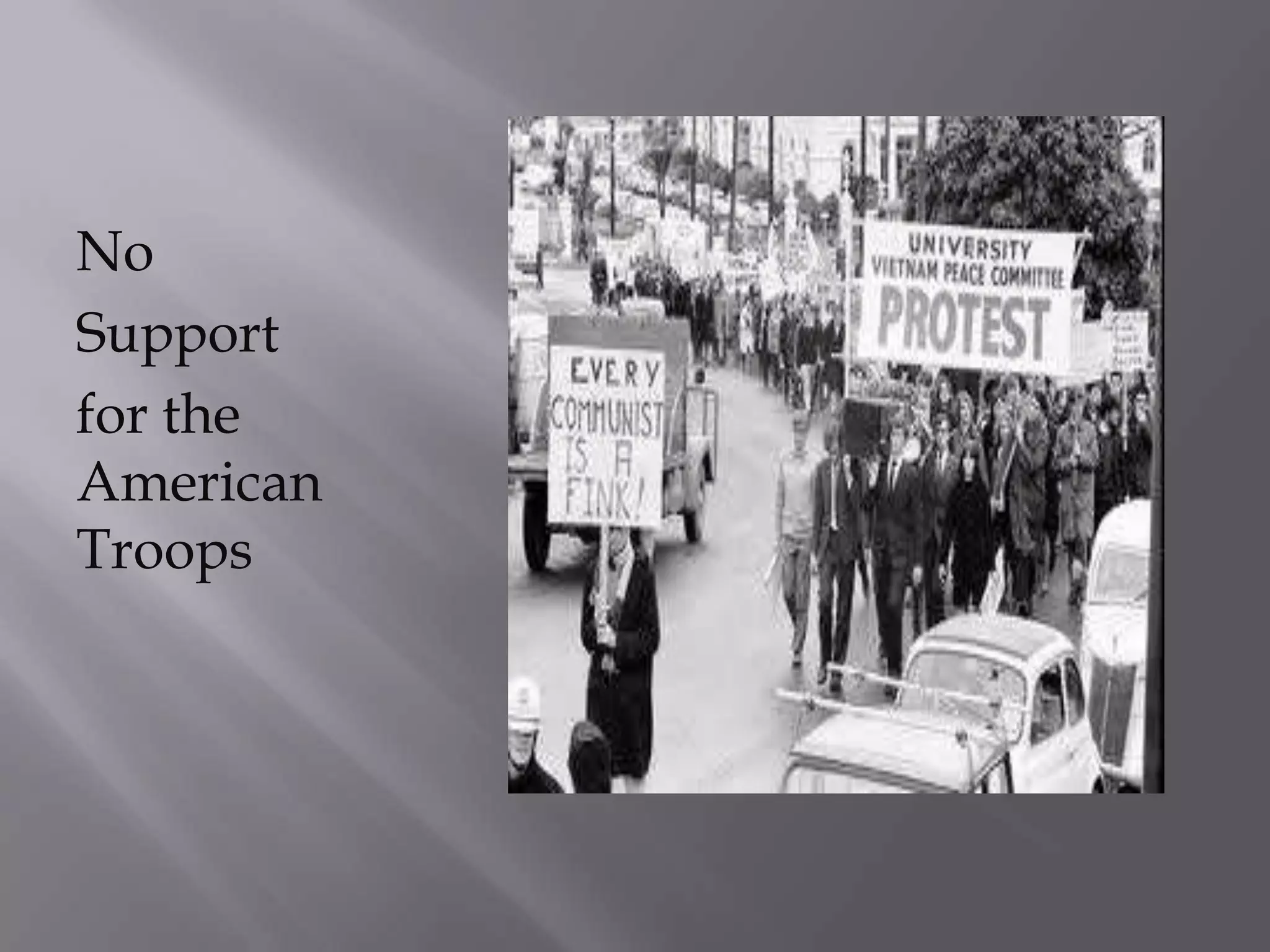 No Support for the American Troops