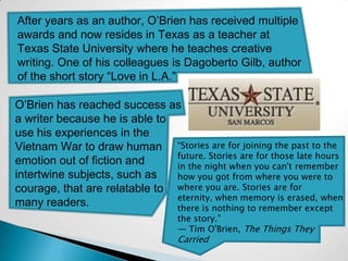Tim O’Brien | PPTX