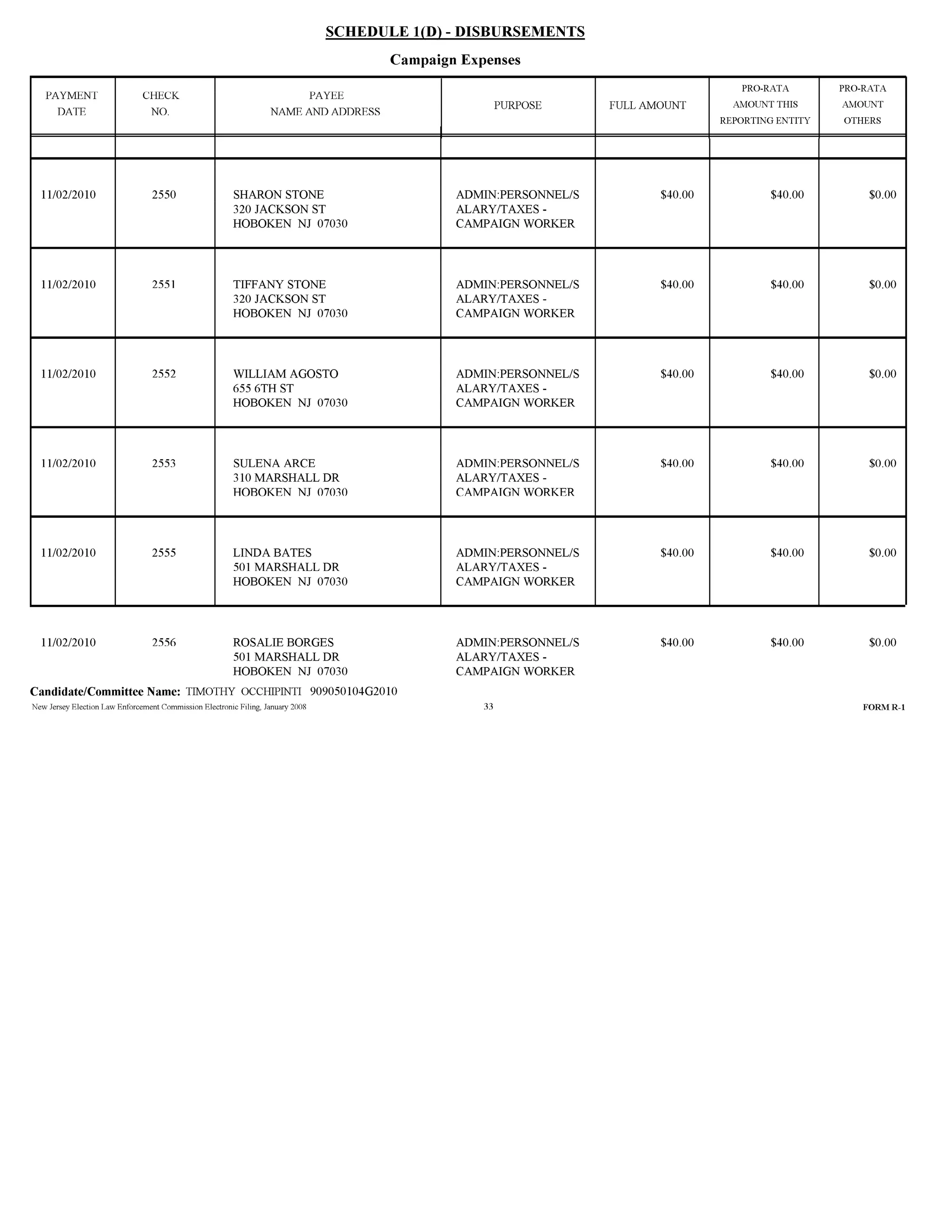 Tim Occhipinti Elec report 11-23-2010