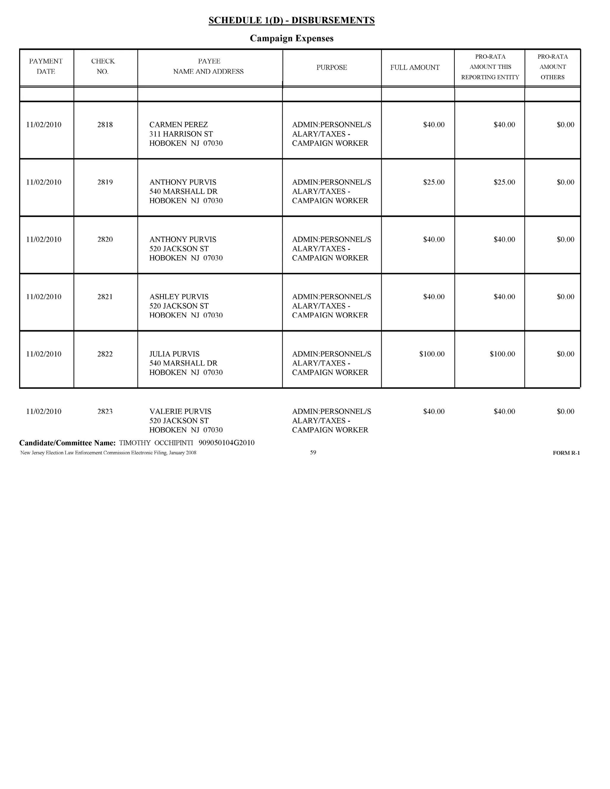 Tim Occhipinti Elec report 11-23-2010