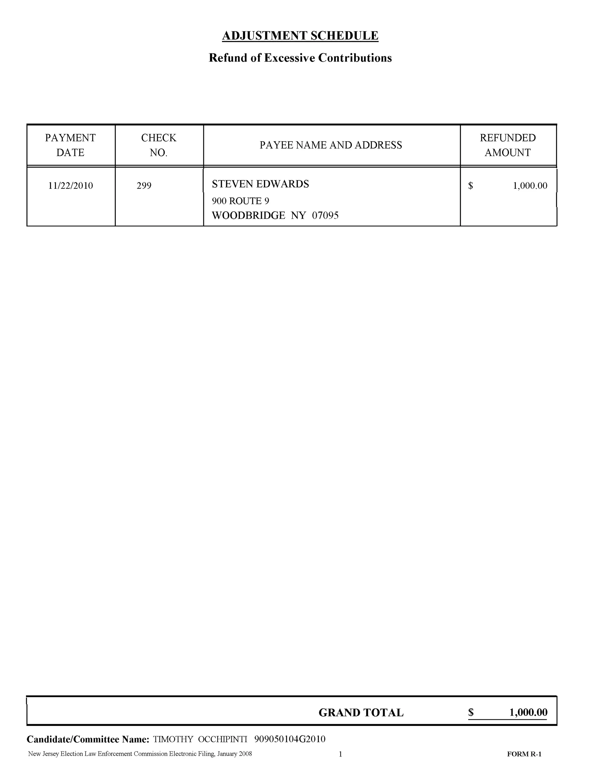 Tim Occhipinti Elec report 11-23-2010