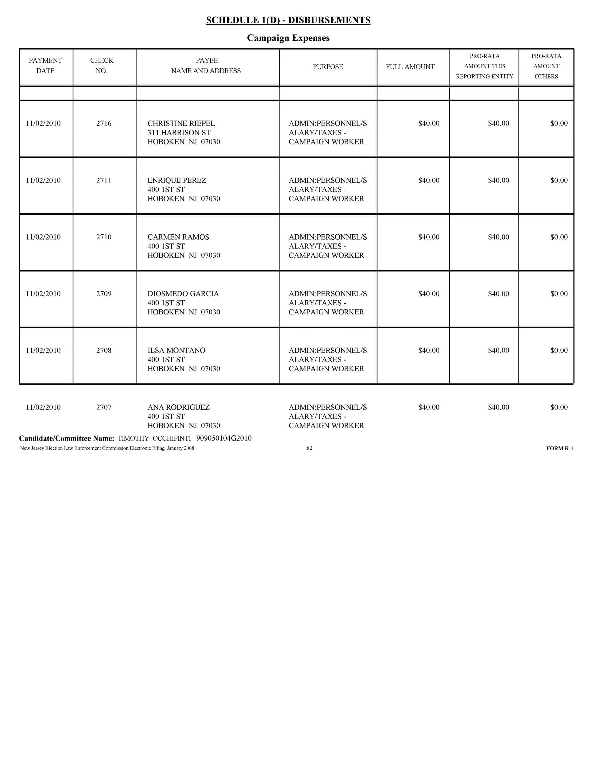Tim Occhipinti Elec report 11-23-2010