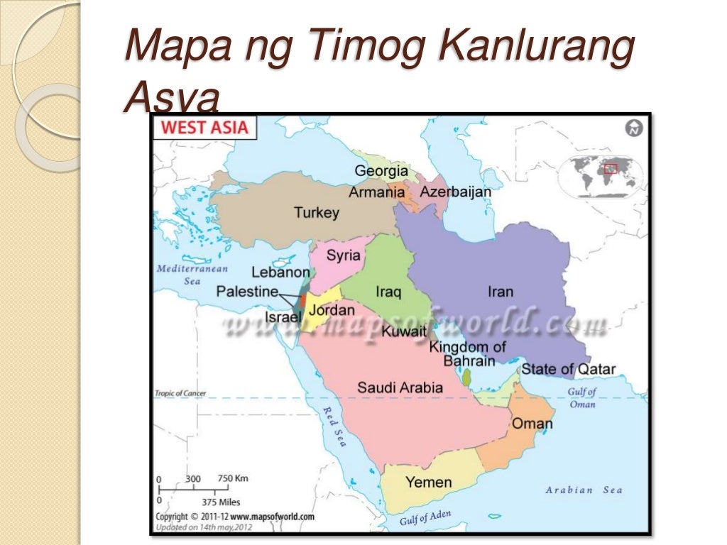Timog Kanlurang Asya Group 4!Araling Panlipunan