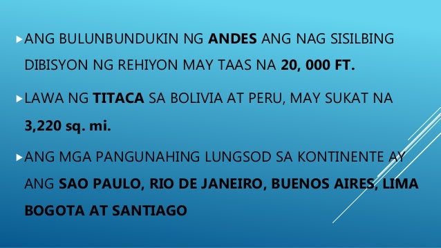 Timog Amerika