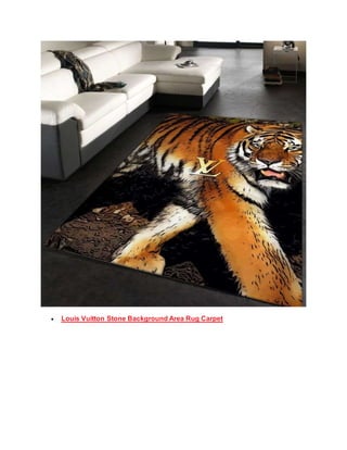 Louis Vuitton Logo Area Rug Carpet - REVER LAVIE
