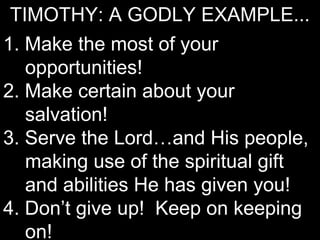 Timothy | PPT