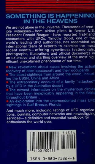Timothy Good (Ed.) - The UFO Report