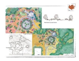 8




                                     Sketchbook Concept Section




               Lodge Planting Plan




Concept Plan




                                                                  LA 452 ~ 2005
 