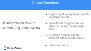 Simple Function with Pulsar SDK
 