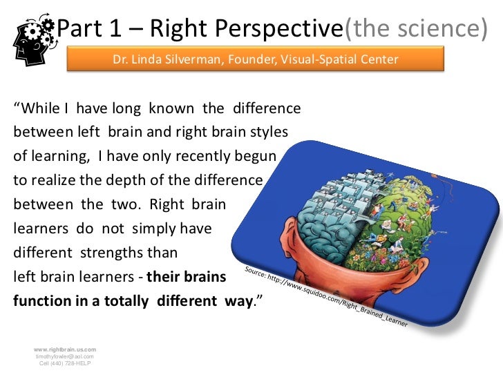 right brain problem solving
