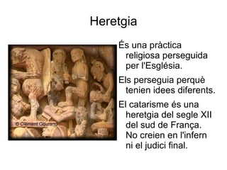 Satanàs representa el mal. Era el primer dels àngels i va ser enviat a l'infern com  a càstig. 