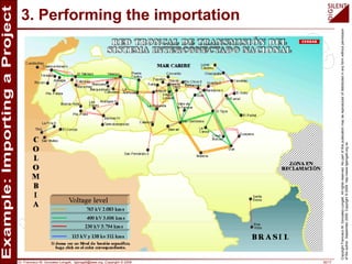 Dr. Francisco M. Gonzalez-Longatt, fglongatt@ieee.org .Copyright © 2009 30/17
CopyrightFranciscoM.Gonzalez-Longatt.Allrightsreserved.Nopartofthispublicationmaybereproducedofdistributedinanyformwithoutpermission
oftheauthor.September2009.Copyright©2009.http://www.fglongatt.org.ve
3. Performing the importation
 