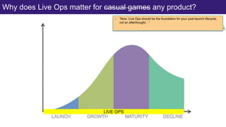 Why Live Ops Matters for Casual Games: 3 Stategic Mindset for POs | PPTX