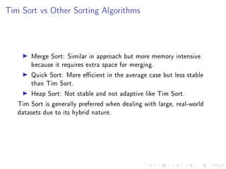 Understanding Tim Sort Algorithm | PDF