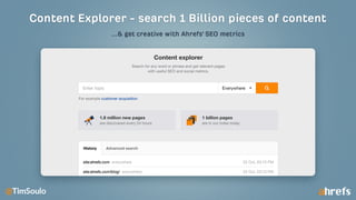 11 Things That ONLY Ahrefs Can Do