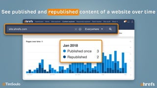 11 Things That ONLY Ahrefs Can Do