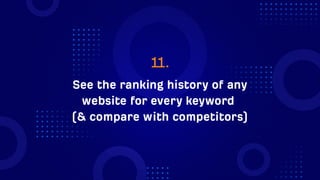 11 Things That ONLY Ahrefs Can Do