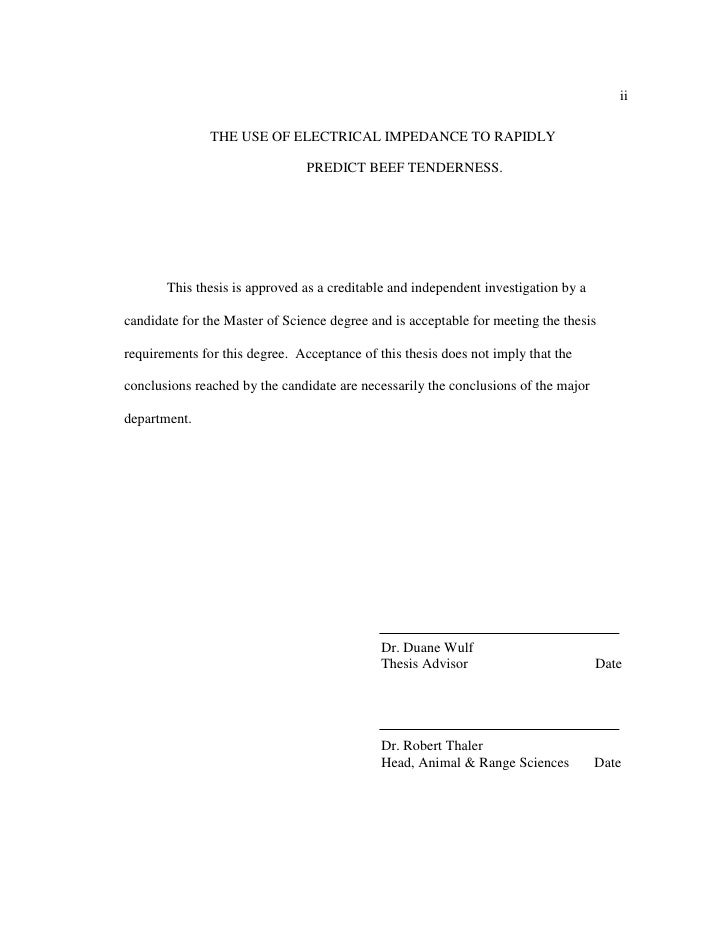 First timothy thesis