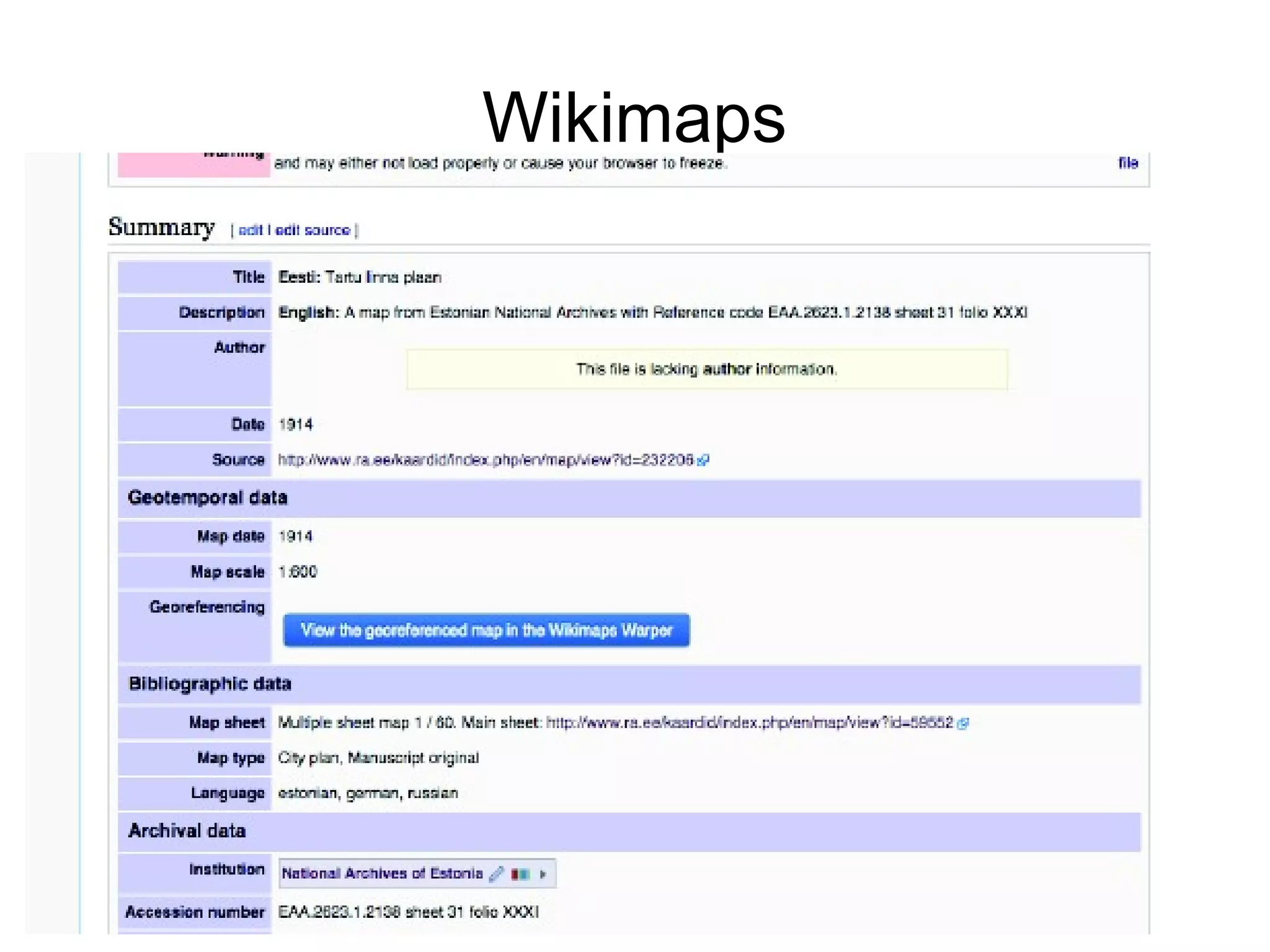 Wikimaps
 