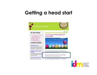 Getting a head start
 