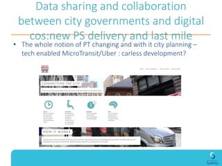 Big city analytics complemented by local data and responses
Microsoft- HereHereNYC
 