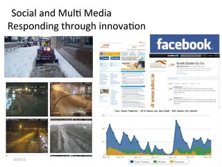 10/3/11
Social and Multi Media
Responding through innovation
 