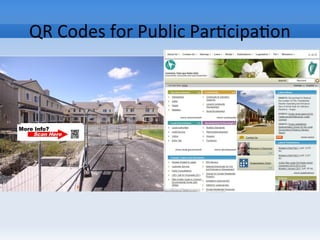 QR Codes for Public Participation
 