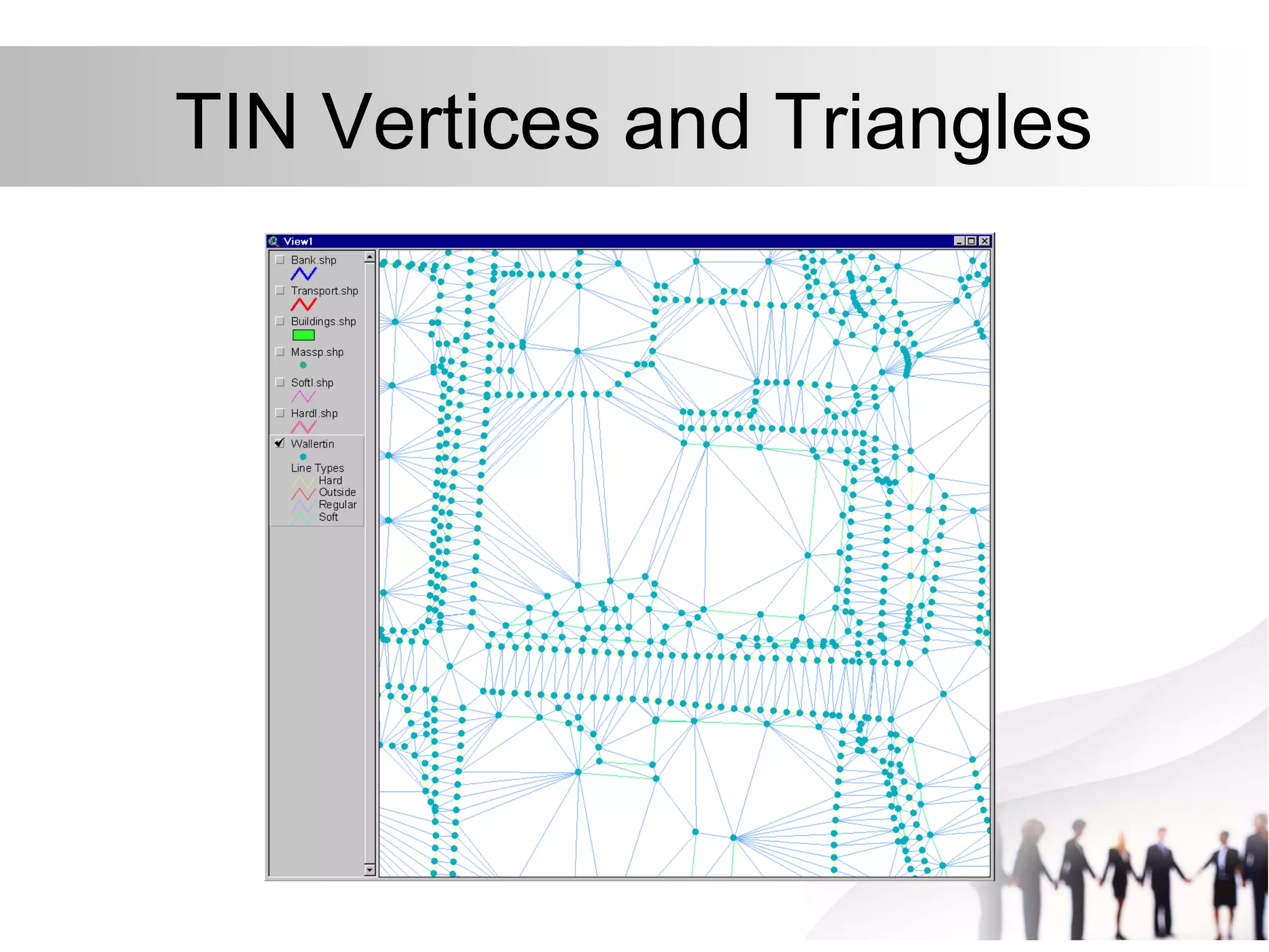 TIN Vertices and Triangles
 
