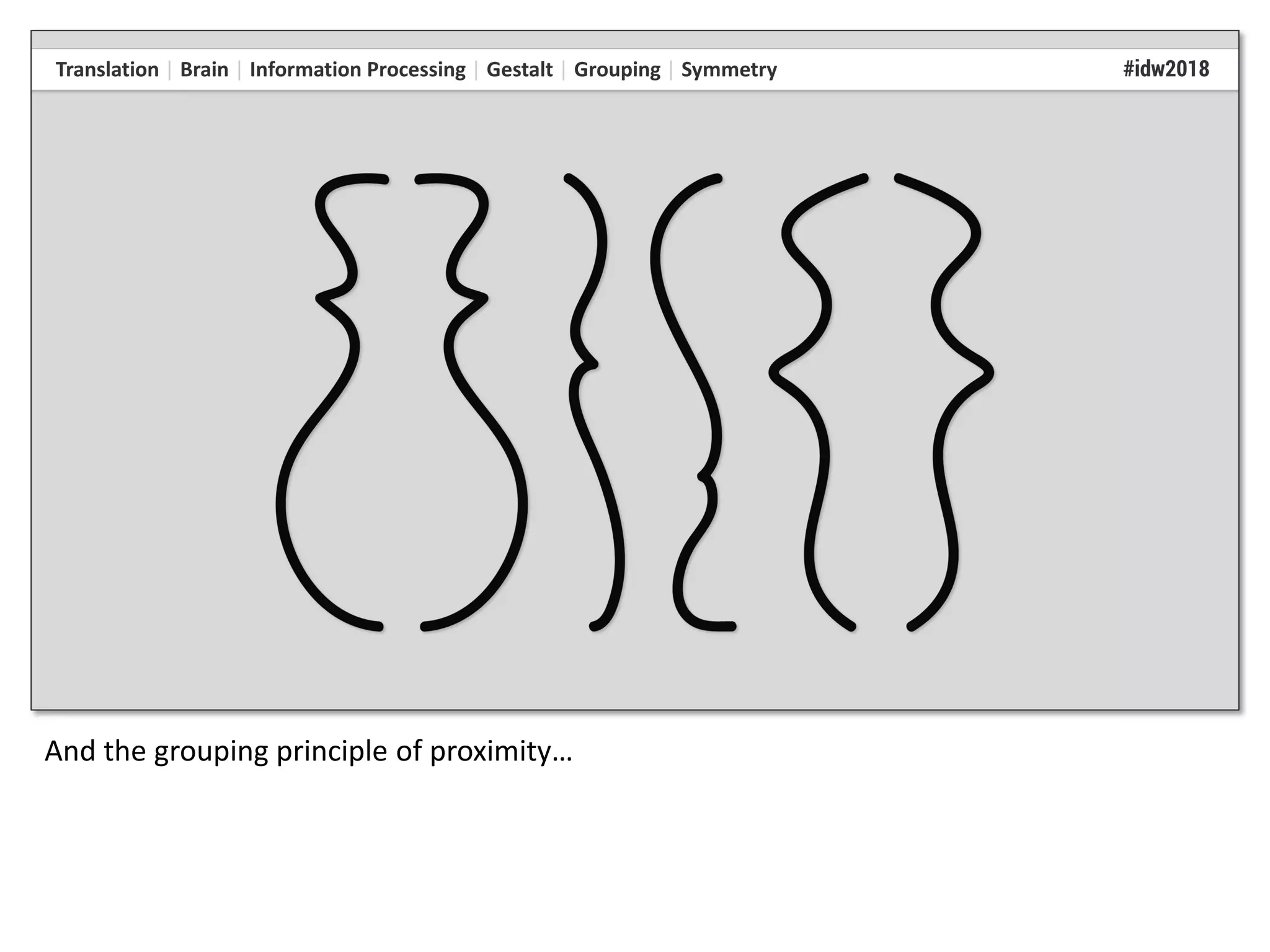 And the grouping principle of proximity…
 