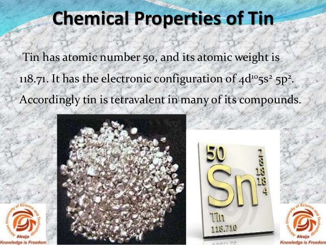 Element Tin Physical Properties Element Tin Physical Properties