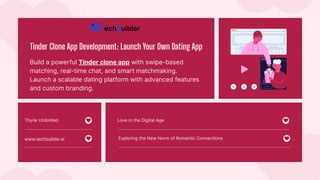 Develop a Scalable Tinder Clone App with AI Matchmaking and Real-Time ...