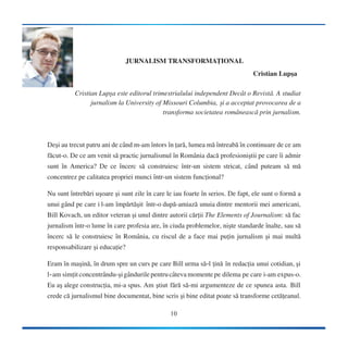 Tinerii de azi, guvernantii de maine 