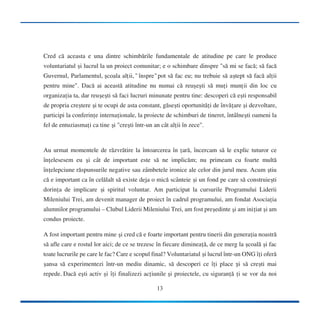 Tinerii de azi, guvernantii de maine 