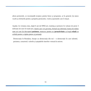 Tinerii de azi, guvernantii de maine 