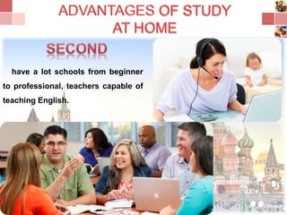 studying english abroad or studying at home | PPTX