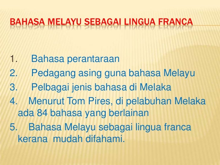 Terbaru Bahasa Indonesiasebagai Lingua Franca