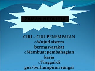 ZAMAN NEOLITIK 