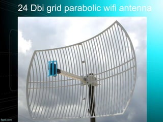 24 Dbi grid parabolic wifi antenna
 