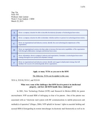 Sample Rim Journal RIM | DOCX