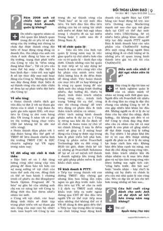 ÑOÁI THOAÏI LAÕNH ÑAÏO




?
                                                                                              Tinh Baùo| Soá 1 | Ngaøy 08.03.2008
                                                                                                                                    9
           Naêm 2008 anh coù               trong ñoù söï thaønh coâng cuûa           doanh cuûa ngöôøi Baùn taïi CÑT
           chieán löôïc gì môùi            “Tinh baùo” seõ laø coät moác ñaàu        baèng caùc hoaït ñoäng hoã trôï, xuùc
           trong kinh doanh,               tieân. Vaø bieát ñaâu laàn ñaàu tieân     tieán thöông maïi, Marketing
           quaûn lyù khoâng?               nhöõng caùn boä coù naêng löïc nhaát      maïnh meõ sao cho quy moâ giao
                                           moãi mieàn seõ ñöôïc hoäi ngoä nhau       dòch taïi CÑT coù theå ñaït möùc
         Do nhieàu nguyeân nhaân caû       trong 1 chuyeán ñi xa taïi mieàn          nhieàu trieäu USD/thaùng. Seõ coù
         chuû quan laãn khaùch quan        Trung hoaëc 1 nöôùc naøo ñoù ôû           nhieàu bieän phaùp khaùc nhau ñeå
         trong ñoù coù yeáu toá söï saün   Ñoâng Nam AÙ;                             tieáp tuïc ñaåy maïnh PTTT ngöôøi
saøng cuûa thò tröôøng maø chuùng ta                                                 Baùn & kinh doanh baùn caùc saûn
chöa ñaït ñöôïc thaønh coâng ñoät          Veà toå chöùc quaûn lyù:                  phaåm cuûa ChôïÑieänTöû höôùng
bieán veà hoaït ñoäng coäng ñoàng vaø      o       Daáu aán lôùn cuûa lónh vöïc      ñeán moät coäng ñoàng ngöôøi Baùn
doanh thu, thu nhaäp cuûa anh em           quaûn lyù trong naêm nay laø vieäc        naêng ñoäng & coù chaát löôïng seõ laø
chöa ôû möùc ñaùng töï haøo so vôùi        giao quyeàn töï chuû nhieàu hôn cho       nhöõng yeáu toá quan troïng hình
thò tröôøng, traïng thaùi phaùt trieån     caùc vò trí quaûn lyù – laõnh ñaïo caáp   thaønh neân giaù trò coát loõi cuûa
cuûa Coâng ty vaãn laø “tieàm naêng        döôùi. Chính nhöõng caùn boä quaûn        ChôïÑieänTöû;




                                                                                     ?
ñang khai thaùc”… Taát caû yeâu caàu       lyù tröïc tieáp seõ töï xaây döïng keá
toaøn theå boä maùy – ñaëc bieät laø       hoaïch & muïc tieâu coâng vieäc cho                   Ñieàu anh caàn nhaát ôû
ban laõnh ñaïo – traên trôû, suy nghó      boä phaän cuûa mình treân tinh                        ñoäi nguõ nhaân vieân laø
& noã löïc thuùc ñaåy moïi maët hoaït      thaàn löôïng hoùa & ño ñeám ñöôïc                     gì?
ñoäng cuûa Coâng ty. Nhöõng döï ñònh       deã daøng nhaát. Vieäc hoaøn thaønh
sau ñaây ñang ñöôïc thöïc hieän &          caùc muïc tieâu ñeà ra hay khoâng seõ
söï thaønh coâng cuûa noù chaéc chaén      laø coâng cuï quan troïng ñeå xaùc                  Ñaây cuõng laø dòp toâi taâm söï
seõ ñem laïi söï phaùt trieån ñoät bieán   ñònh möùc thu nhaäp (vöôït thöôûng                  veà kinh nghieäm quaûn lyù
cho Coâng ty:                              nhieàu, ñaït höôûng ñuû, thieáu bò                  cuûa caù nhaân mình veà
                                           phaït), tinh thaàn traùch nhieäm          nhaân söï trong suoát thôøi gian qua.
Veà neàn taûng:                            trong coâng vieäc… traùnh tình            Ngöôøi ñeán vôùi PeaceSoft raát nhieàu
o Hoaøn thaønh chieán dòch goïi            traïng “löông thì cuï theå, coâng         & ñi cuõng laém aâu cuõng laø ñaëc thuø
voán ñaàu tö ñôït 2 vôùi söï tham gia      vieäc thì chung chung” deã trieät         chung cuûa nhöõng Coâng ty treû &
theâm cuûa ít nhaát 1 taäp ñoaøn ña        tieâu ñoäng cô phaán ñaáu & tinh          coøn gaëp nhieàu khoù khaên luùc ñaàu
quoác gia nöõa ngoaøi IDG, vôùi muïc       thaàn traùch nhieäm caù nhaân;            ñôøi. Nhöõng ngöôøi ra ñi vì lyù do töï
tieâu laø Coâng ty dot com haøng           oVieäc taùch maûng kinh doanh             thaân cuûa hoï nhö thu nhaäp, ñònh
ñaàu VN trong 5 naêm tôùi coù giaù         phaàn meàm & döï aùn ra 1 Coâng           höôùng… thì khoâng noùi ñeán vì coù
trò thò tröôøng haøng chuïc trieäu         ty rieâng sau khi ñaõ oån ñònh veà        theå Coâng ty chöa ñaùp öùng ñöôïc
USD (seõ khoâng heà laø öôùc mô            toå chöùc & hoaøn toaøn töï chuû veà      nhu caàu caù nhaân cuûa taát caû moïi
vieån voâng);                              taøi chính (thaùng 3 naøy laø ñieåm       ngöôøi & coøn phaûi coá gaéng nhieàu
o Hoaøn thaønh ñaøm phaùn vôùi 1           moác) seõ giuùp caû 2 maûng hoaït         ñeå ñaït ñöôïc traïng thaùi lyù töôûng
taäp ñoaøn haøng ñaàu theá giôùi veà       ñoäng cuûa Coâng ty ñöôïc taäp trung      ñoù. Tuy nhieân 1 boä phaän khaù lôùn
TMÑT ñeå lieân doanh chieám lónh           hôn & phaùt trieån böùt phaù hôn.         (töø vò trí cao ñeán thaáp) nhöõng
thò tröôøng TMÑT C2C & B2C                 Coâng ty phaàn meàm PeaceSoft             ngöôøi ñaõ phaûi ra ñi vì lyù do naêng
chuyeân nghieäp taïi VN ngay               Technology khi ra ñôøi cuøng 1            löïc hoaëc caùch laøm vieäc. Khoâng
trong naêm nay;                            BGÑ taøi gioûi, ñöôïc thöøa keá taát      baøn ñeán khía caïnh taøi naêng, maø
                                           caû nhöõng gì PeaceSoft Solutions         thaùi ñoä chuû ñoäng trong coâng vieäc,
Veà ñôøi soáng vaät chaát & tinh           ñeå laïi seõ coù söù meänh trôû thaønh    tinh thaàn traùch nhieäm khi ñaõ
thaàn:                                     1 doanh nghieäp lôùn trong lónh           nhaän nhieäm vuï & muïc tieâu ñöôïc
o Ñaëc bieät seõ coù 1 ñôït taêng          vöïc giaûi phaùp phaàn meàm & xuaát       giao vaø söï taän taâm trong coâng vieäc
löông cuõng nhö naâng caáp vaên            khaåu chaát xaùm;                         (theo höôùng suy nghó tích cöïc:
phoøng ñeå ñaûm baûo toát hôn caùi                                                   “coáng hieán tröôùc, ñoøi hoûi sau”
söï sung söôùng veà vaät chaát cuûa        Veà kinh doanh & PTTT:                    hoaëc “muoán nhaän – haõy cho”) laø
toaøn theå anh chò em, ñoàng thôøi         o Tieáp tuïc trung thaønh vôùi con        nhöõng caùi hoï thieáu vaø chính laø
coù theå seõ ban haønh 1 chöông            ñöôøng TMÑT: ñaày choâng gai              yeâu caàu maø nhaø quaûn lyù naøo cuõng
trình coå phieáu öu ñaõi (Employee         nhöng laém hoa hoàng laãn röôïu           caàn. Neáu coù dòp toâi seõ noùi chi tieát
Stock Option Program) ñeå “lì              ngon vaø gaùi ñeïp tröôùc maét. Laàn      hôn trong nhöõng soá baùo sau…




                                                                                     ?
hoùa” söï gaén boù cuûa nhöõng anh         ñaàu tieân taïi VN, seõ cho ra maét
chò em coù naêng löïc vôùi Coâng ty        1-2 dòch vuï TMÑT xuaát nhaäp                         Caâu hoûi cuoái cuøng
ñoàng thôøi thu huùt theâm nhieàu          khaåu tröïc tieáp ra nöôùc ngoaøi                     daønh cho anh: Anh
nhaân taøi môùi;                           thoâng qua CÑT ñeå laàn ñaàu tieân                    coù döï ñònh seõ keát
o Cuøng vôùi vaät chaát, caùc hoaït        ngöôøi VN coù theå tröïc tieáp mua                    hoân trong naêm nay
ñoäng tinh thaàn seõ ñöôïc taäp            saém nhöõng thöù khoâng theå coù ôû                   khoâng?
trung phaùt trieån vôùi söï tham gia       VN deã daøng & ñôn giaûn ñeán theá;
saâu roäng cuûa moïi caùn boä nhieät       o Tieáp tuïc taäp trung ñaàu tö naâng              Toâi coù!
tình, taâm huyeát vôùi Coâng ty maø        cao chaát löôïng hoaït ñoäng kinh                        Nguyeãn Höôøng (Thöïc hieän)

                                                                                                            support@chodientu.vn
 