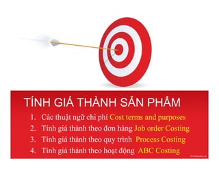 Tính giá thành sản phẩm