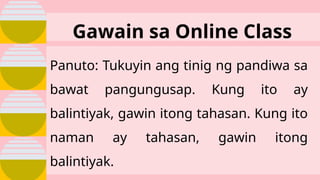 Ikatlong Markahan Filipino 6 Tinig ng Pandiwa | PPTX