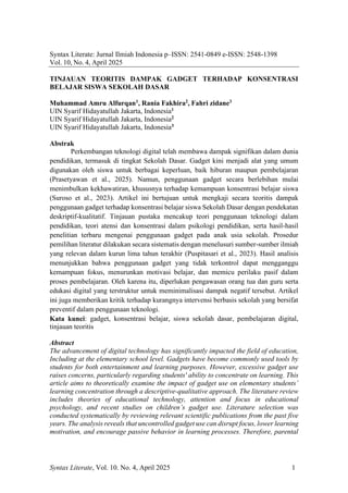 Picture of The Impact of Using Gadgets at Early Age on The Brain Development of ...