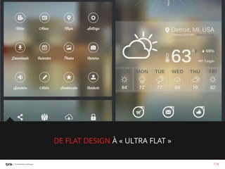 DE FLAT DESIGN À « ULTRA FLAT »
114

 