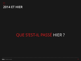 01

2014 ET HIER

QUE S’EST-IL PASSÉ HIER ?

12

 