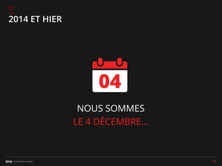 01

2014 ET HIER

NOUS SOMMES
LE 4 DÉCEMBRE…

28

 
