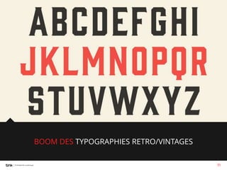 BOOM DES TYPOGRAPHIES RETRO/VINTAGES
35

 